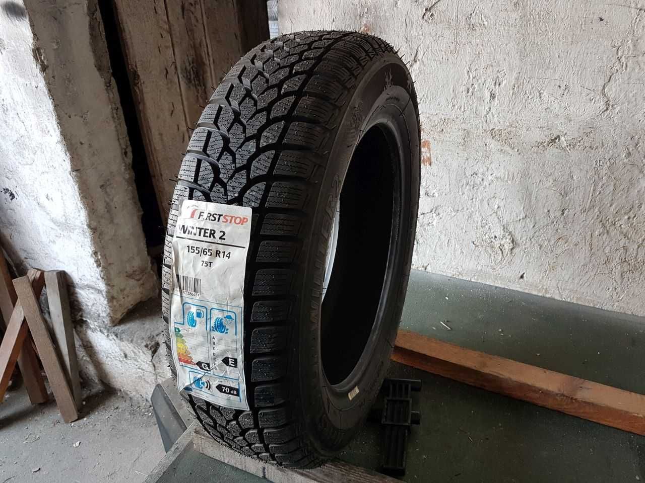 Nowa Opona zimowa pojedynka 155/65R14 9,2mm First Stop Winter 2