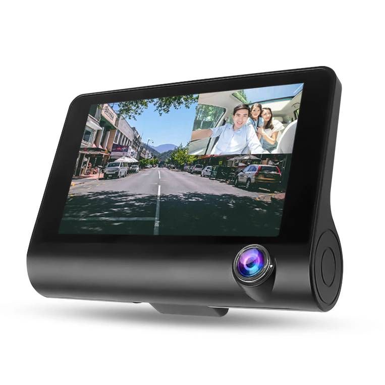 Wideorejestrator Kamera Rejestrator Jazdy 3W1 Fullhd 1080P +Karta 32Gb