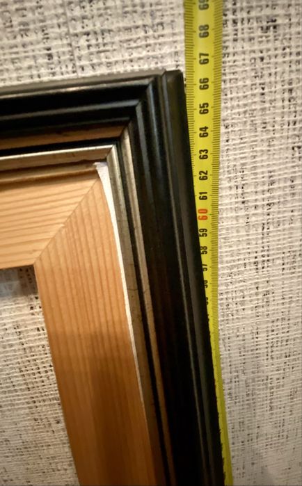 Рамка для картини 66х66 чорна-срібло (велика) або пишіть свою ціну!