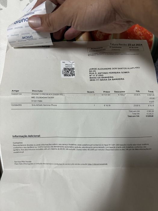 Iphone 15 Pro 256Gb Black titanium com garantia