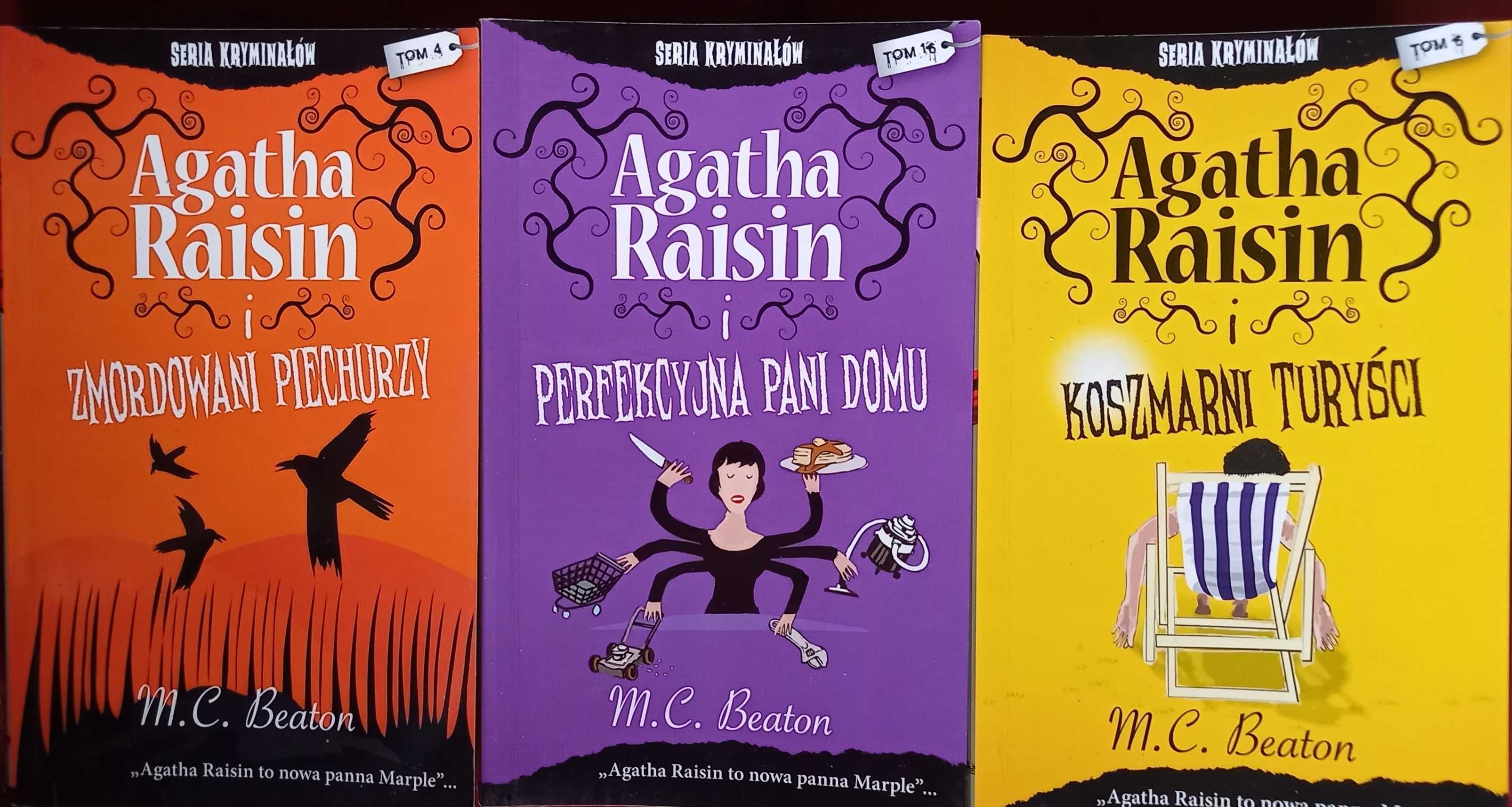 Zestaw Agatha Raisin i .. t. 4, 6, 16, M. C. Beaton