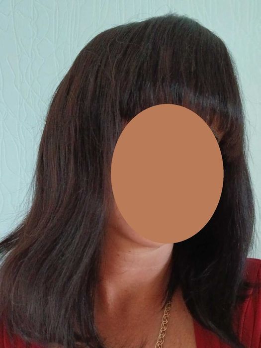 Перука з натурального волосся парик натуральных волос 39-40 см і 36 см