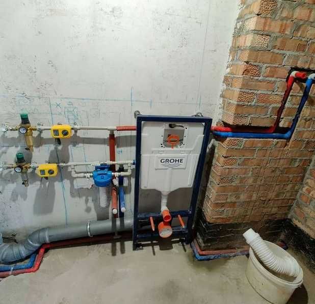 Cантexник \ Замена унитаза \ Монтаж oтоплeния \ Прочистка канализации