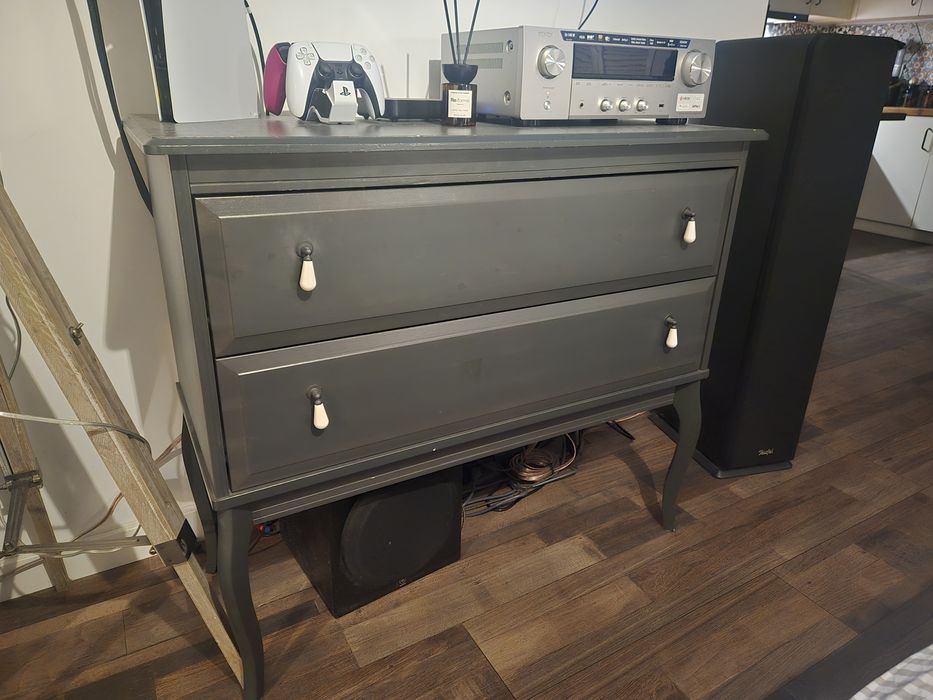 Meble ikea Edland komoda i szafka nocna