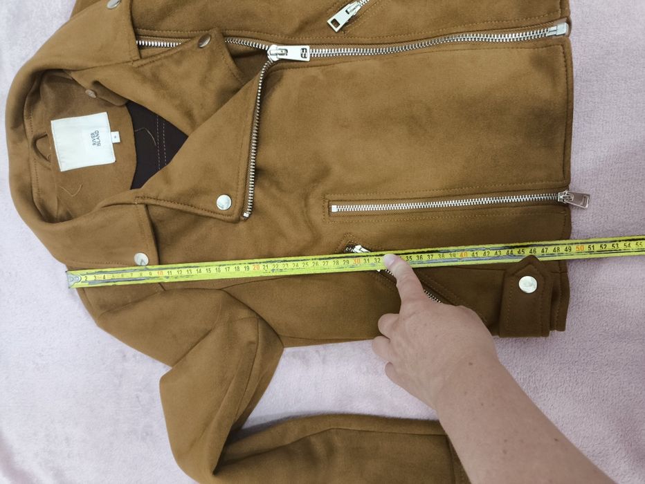 Śliczna kurtka ramoneska aksamitna XXS