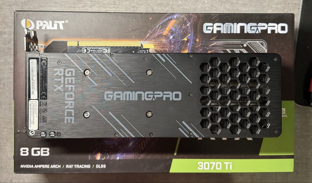 Видеокарта Palit RTX 3070 Ti Gaming Pro 8gb