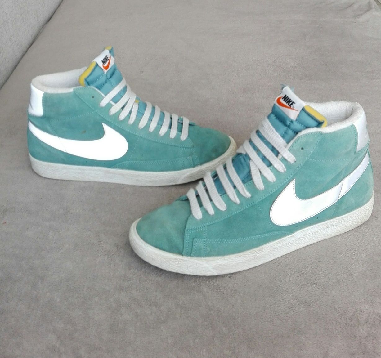 Nike blazer oryginalne wysokie buty sportowe adidasy odblaskowe 45