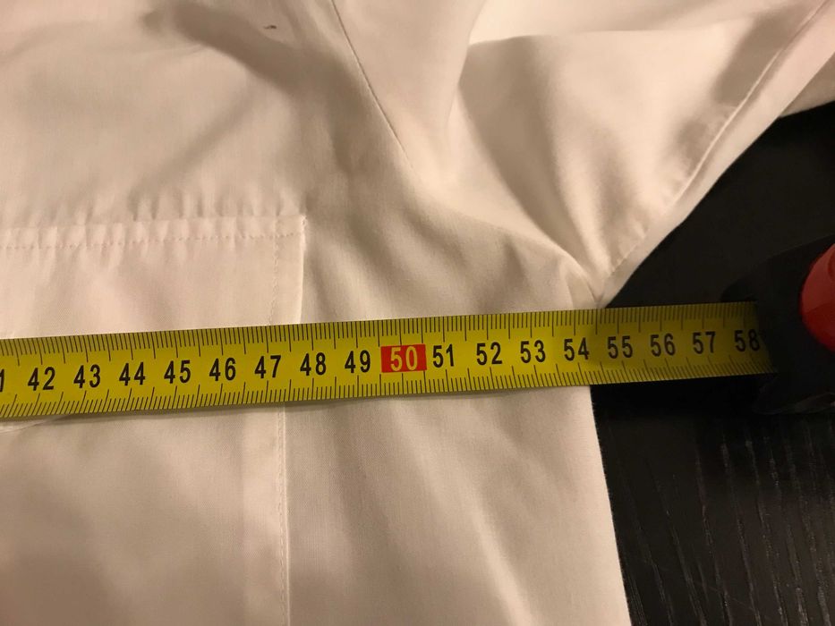 Koszula biała męska z długim rękawem