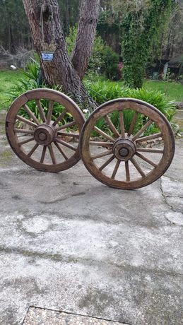 Rodas de carroça vintage