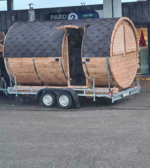 Sauna Ogrodowa Beczka Iglo Owalna Sauny z Litwy od Producenta