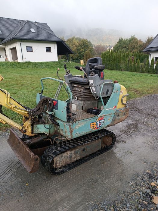 Minikoparka mini koparka yanmar b17 wozidlo