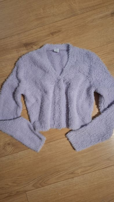 Lindex fioletowy sweterek sweter 158 164