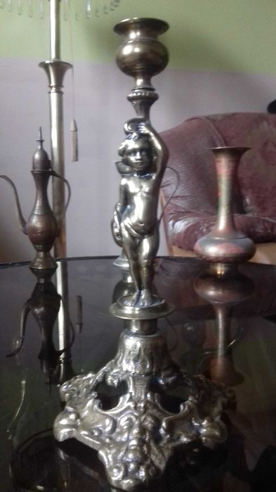 Лампа латунь бронза