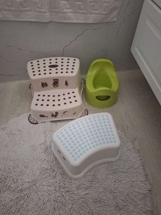 Podest dwustopniowy, podest mały + nocnik