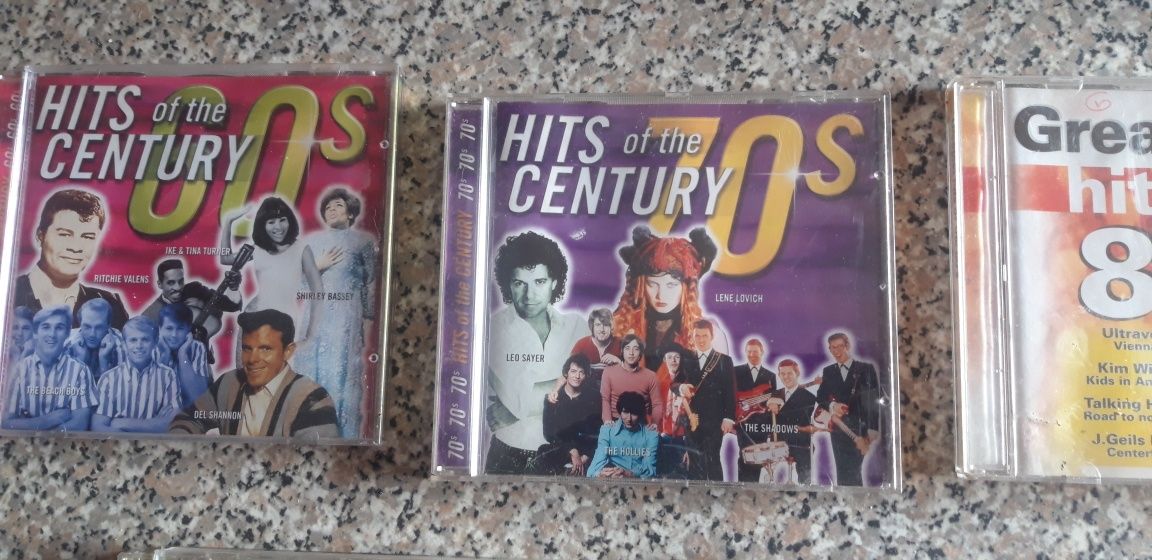 Conjunto de 5 Cds Hits of The Century