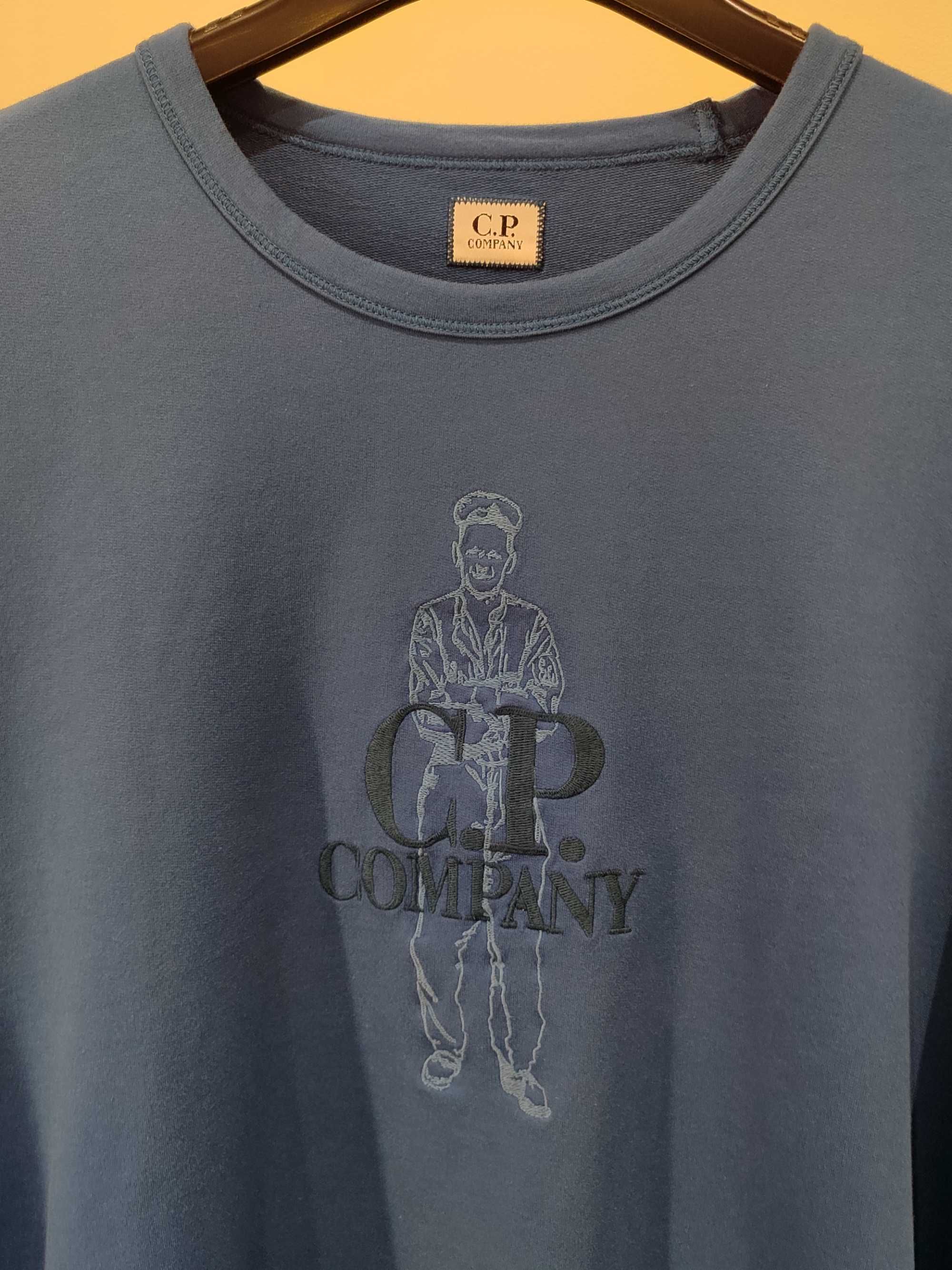 Світшот C.P. Company Embroidery Sweatshirt Blue