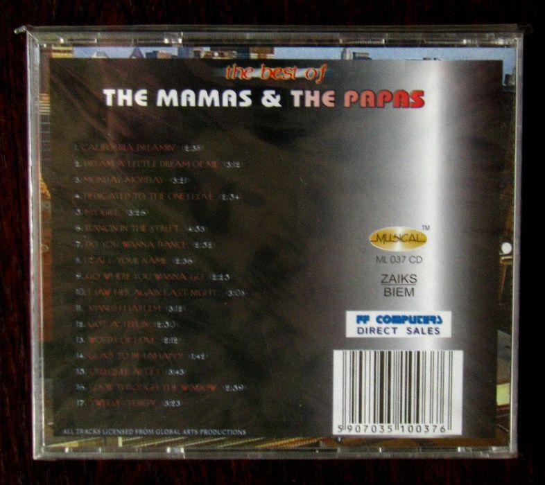 CD The Mamas & The Papas największe przeboje