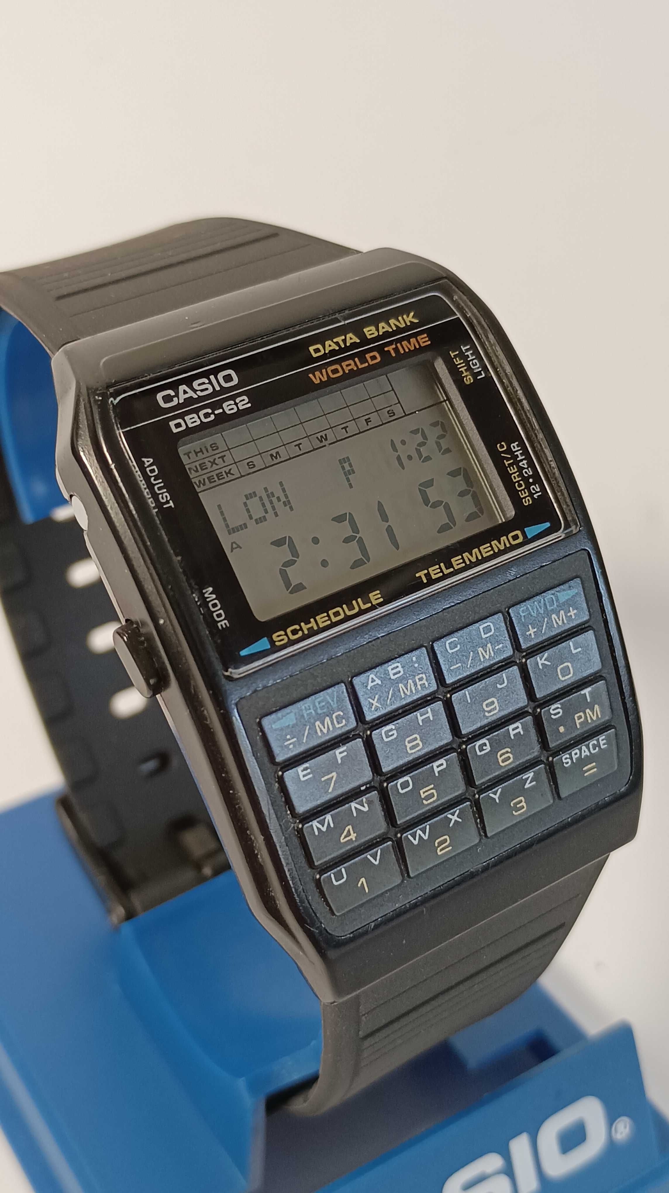 Relógio Vintage Casio DBC-62 Data Bank