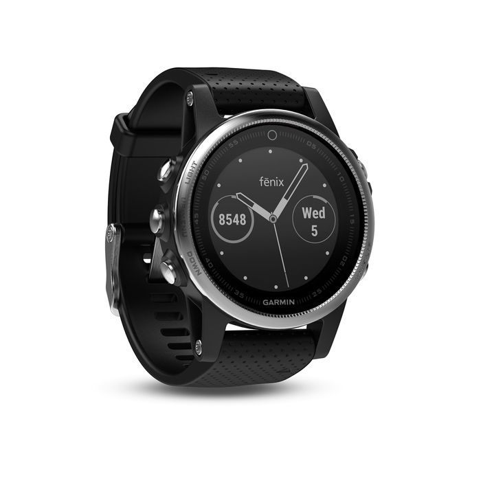 RELÓGIO GPS MULTIDESPORTOS SENSOR CARDIO PULSO FĒNIX 5S