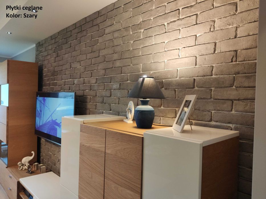 Cegła dekoracyjna. Imitacja starej cegły klasztornej, paleta kolorów.