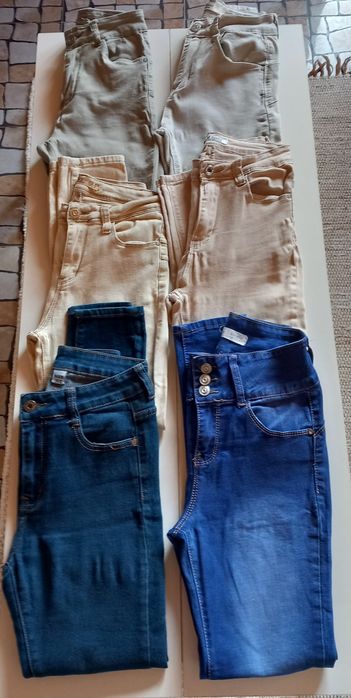 Lote 6 pares de calças - Tamanho 36