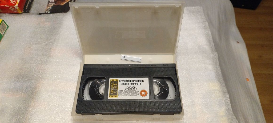 Kaseta wideo VHS Woody Allen Deconstructing Harry i Mighty Aphrodite