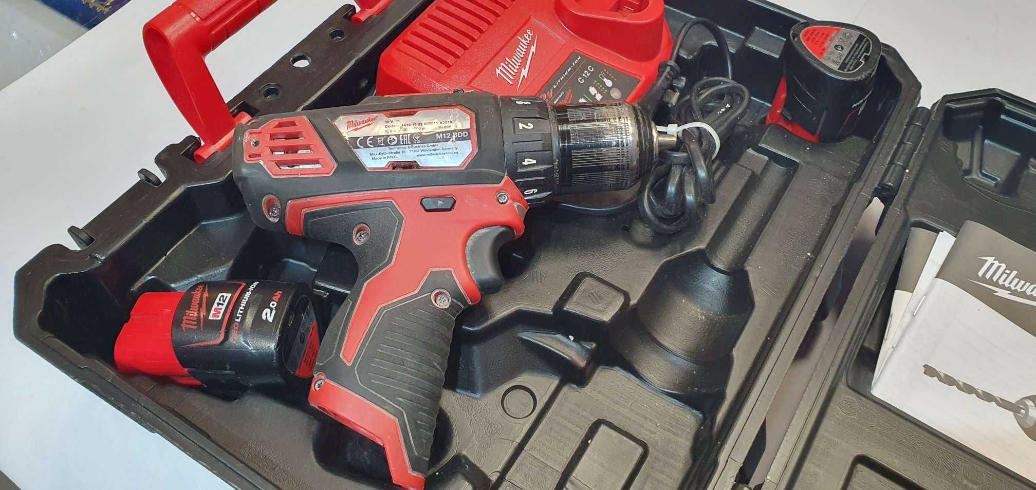 Wkrętarka Milwaukee M12 BDD-0C 12 V --- Komis Madej Gorlice ---