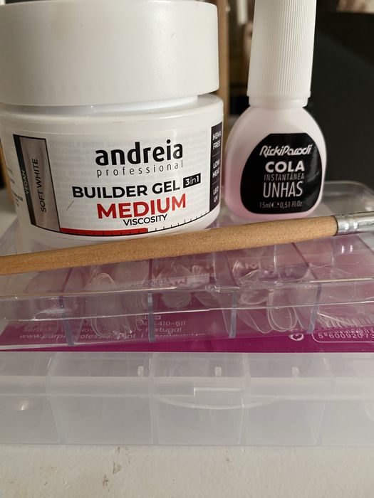 Kit manicure gel Andreia e Purple