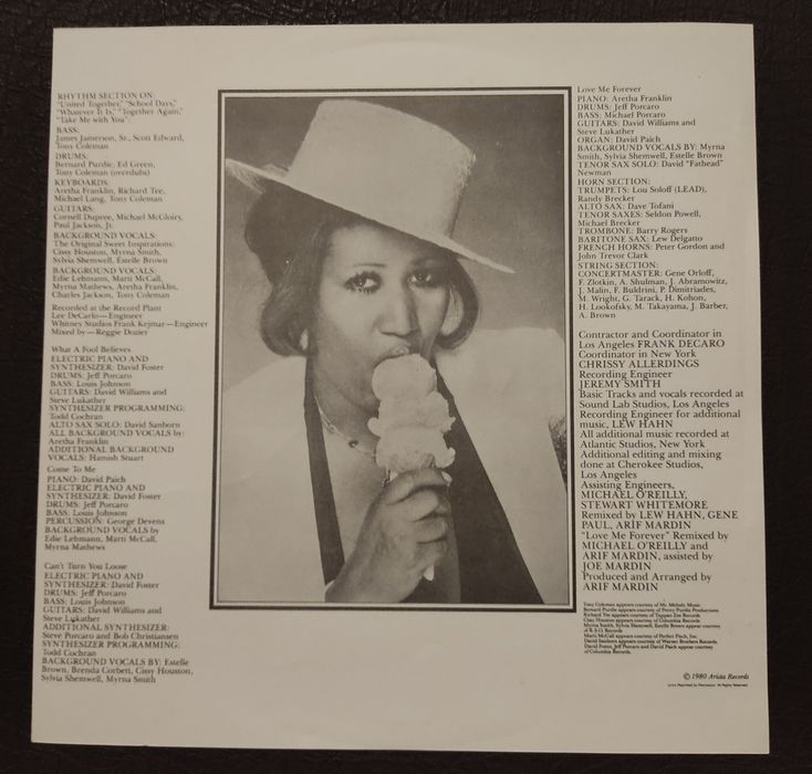 Disco de Vinil LP Aretha - original de 1980
