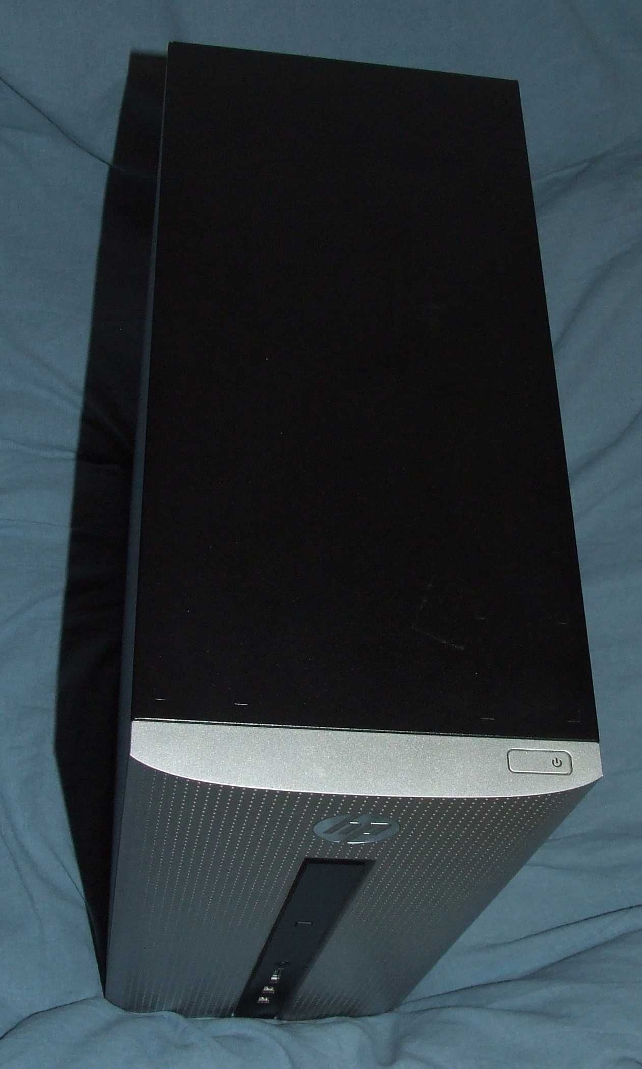 Mini komputer HP AMD 4x 3,4GHz ssd dvdrw czytnik 3w1 wifi win 10