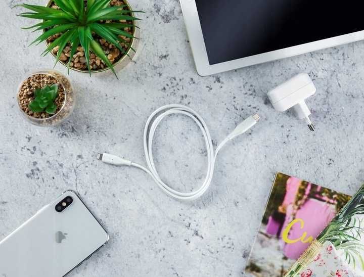 Kabel USB typ C - Apple Lightning Hama 1 m biały