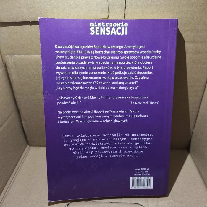 John Grisham Raport Pelikana