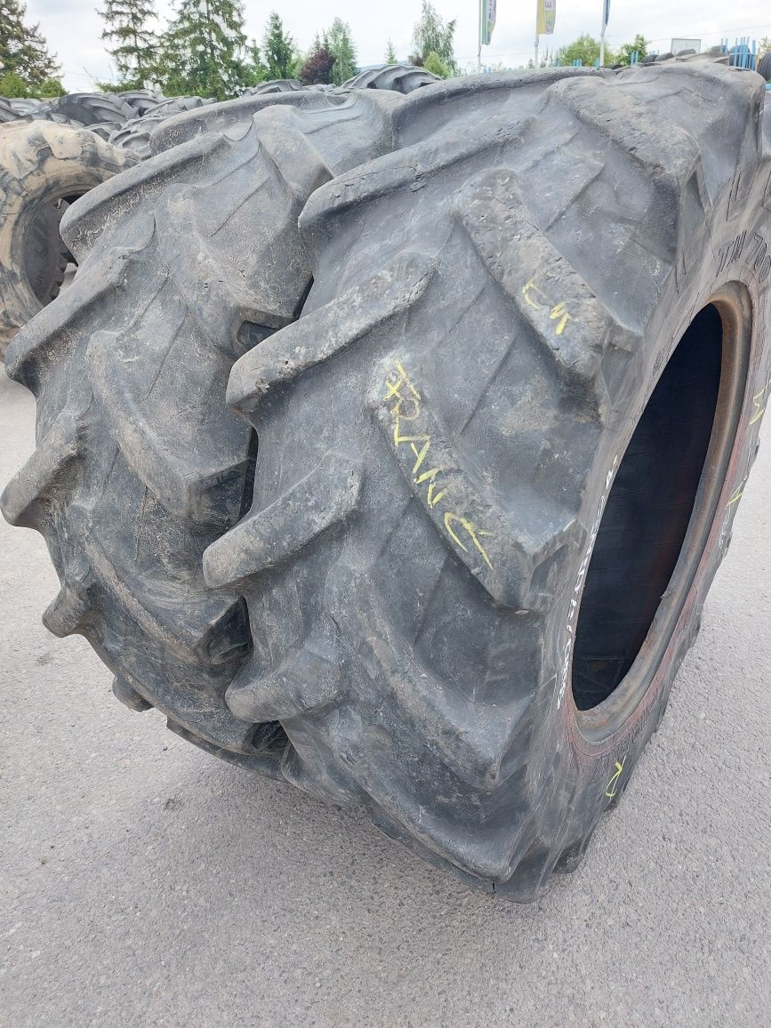 380/70R24 Pirelli opony używane rolnicze para