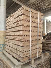 Kantówka 2.5 x 2.5 przekrój długość 63cm listwa drewniana