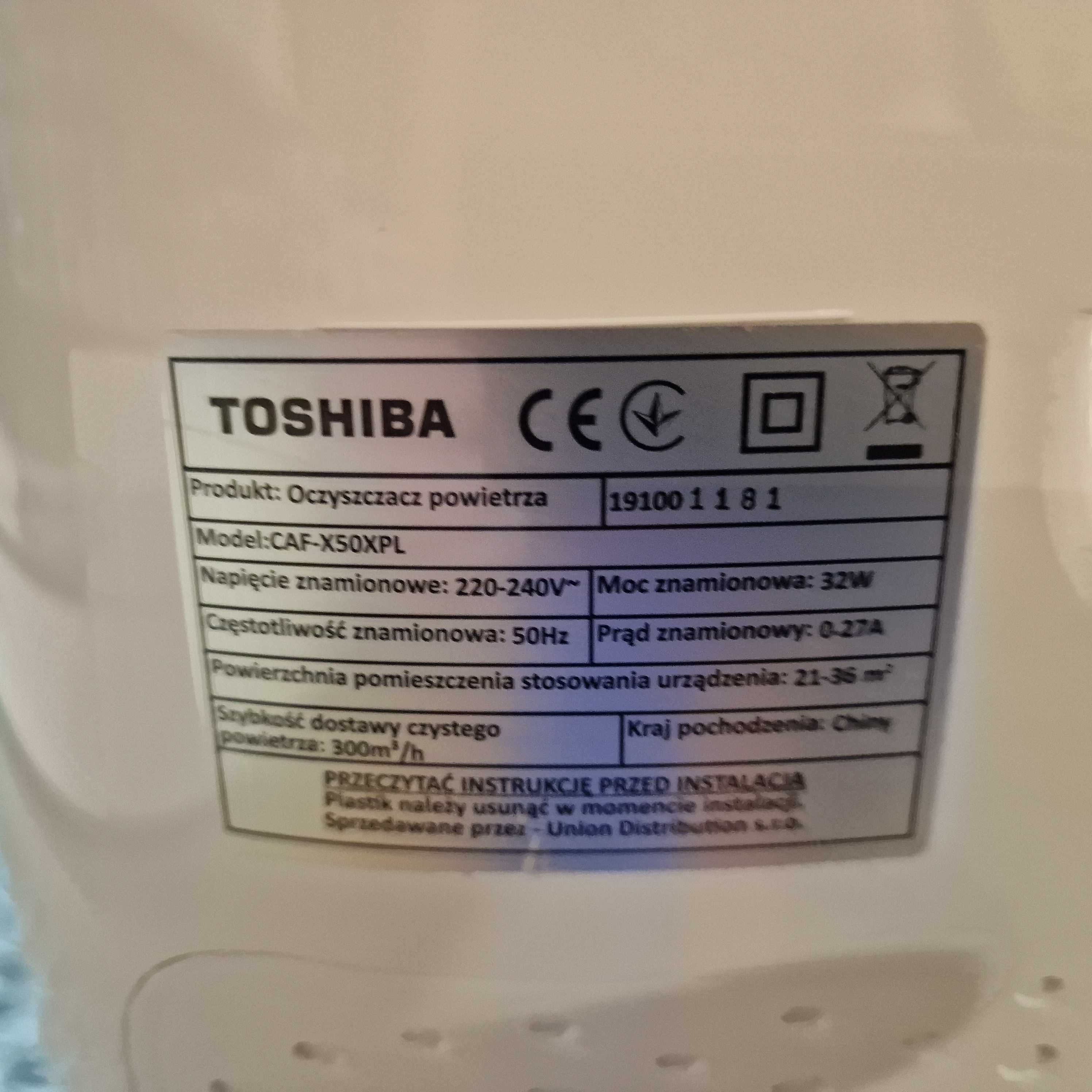 Oczyszczacz powietrza Toshiba CAF-X50XPL