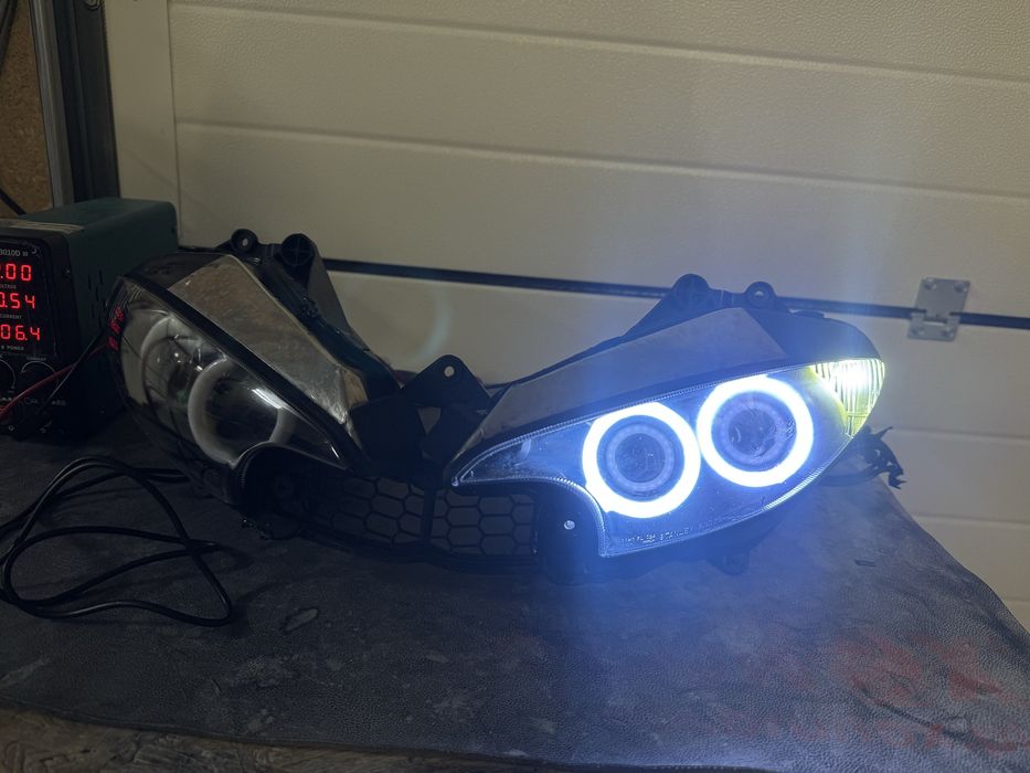 YAMAHA RGB R6 reflektor przedni lampa przednia drl led cotton