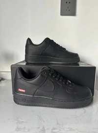 Nike Air Force 1 Low Supreme Black 44