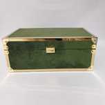 CAIXA DE MADEIRA  23674 GREEN 48x31x21 CM
