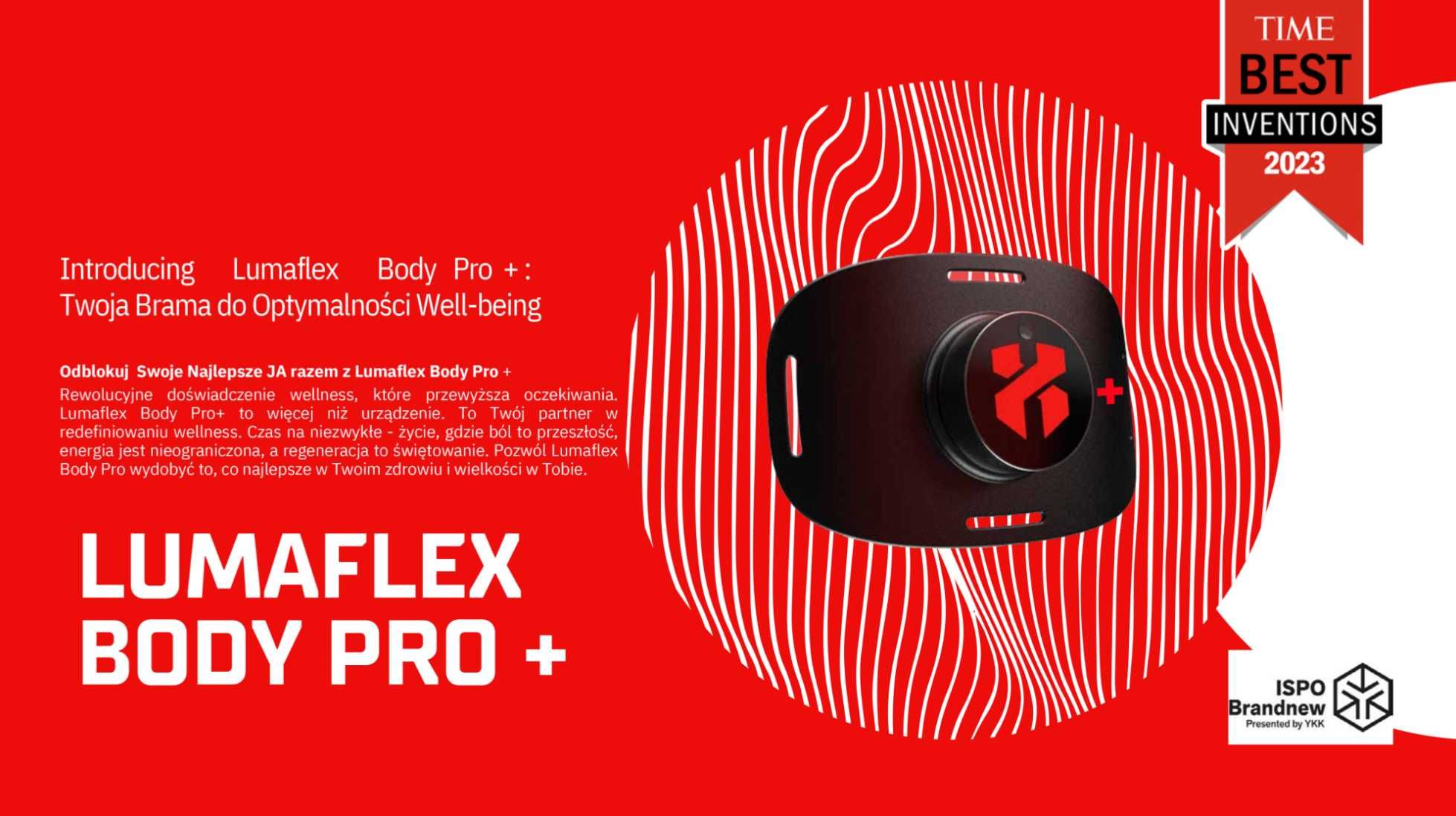Fotobiomodulacja RLT LUMAFLEX PRO + (w 48h) Popraw krążenie w 10 minut