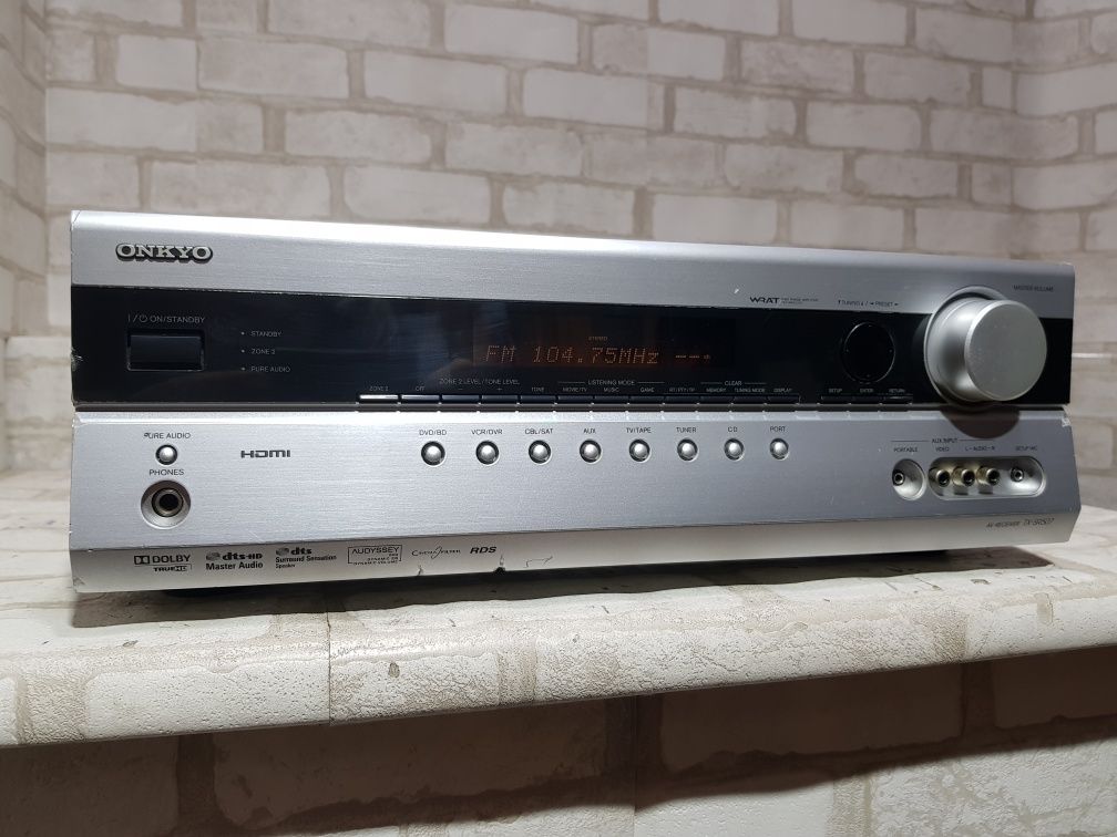 130 Ват! AV ресивер/підсилювач ONKYO TX-SR507, б/в (+1к+1ц/ч)