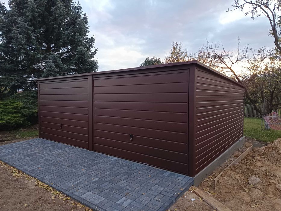 Garaże blaszane garaż blaszany 6x5 7x5 6x6 wiata blaszana profil kolor