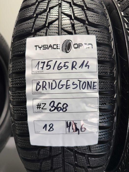 Opony Zimowe 175/65/14 Bridgestone Blizzak Komplet #Z368