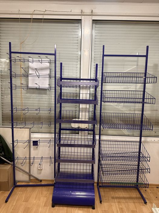 Торгові стойки, сітка, підвіска, торг