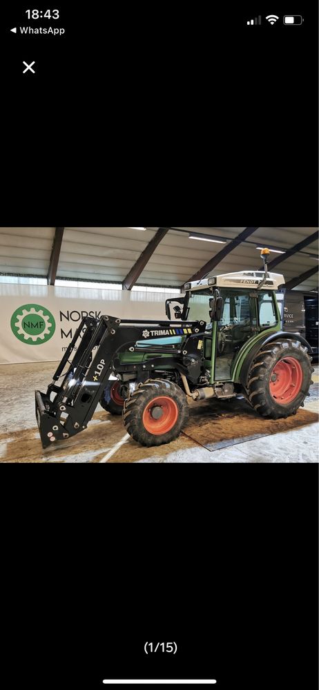 Fendt 209P  Sadownik ,Sadowniczy z ładowaczem czołowym