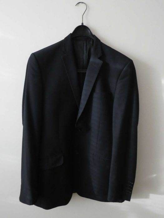 Garnitur dwuczęściowy, czarny, używany, rozmiar 182/88 (L)