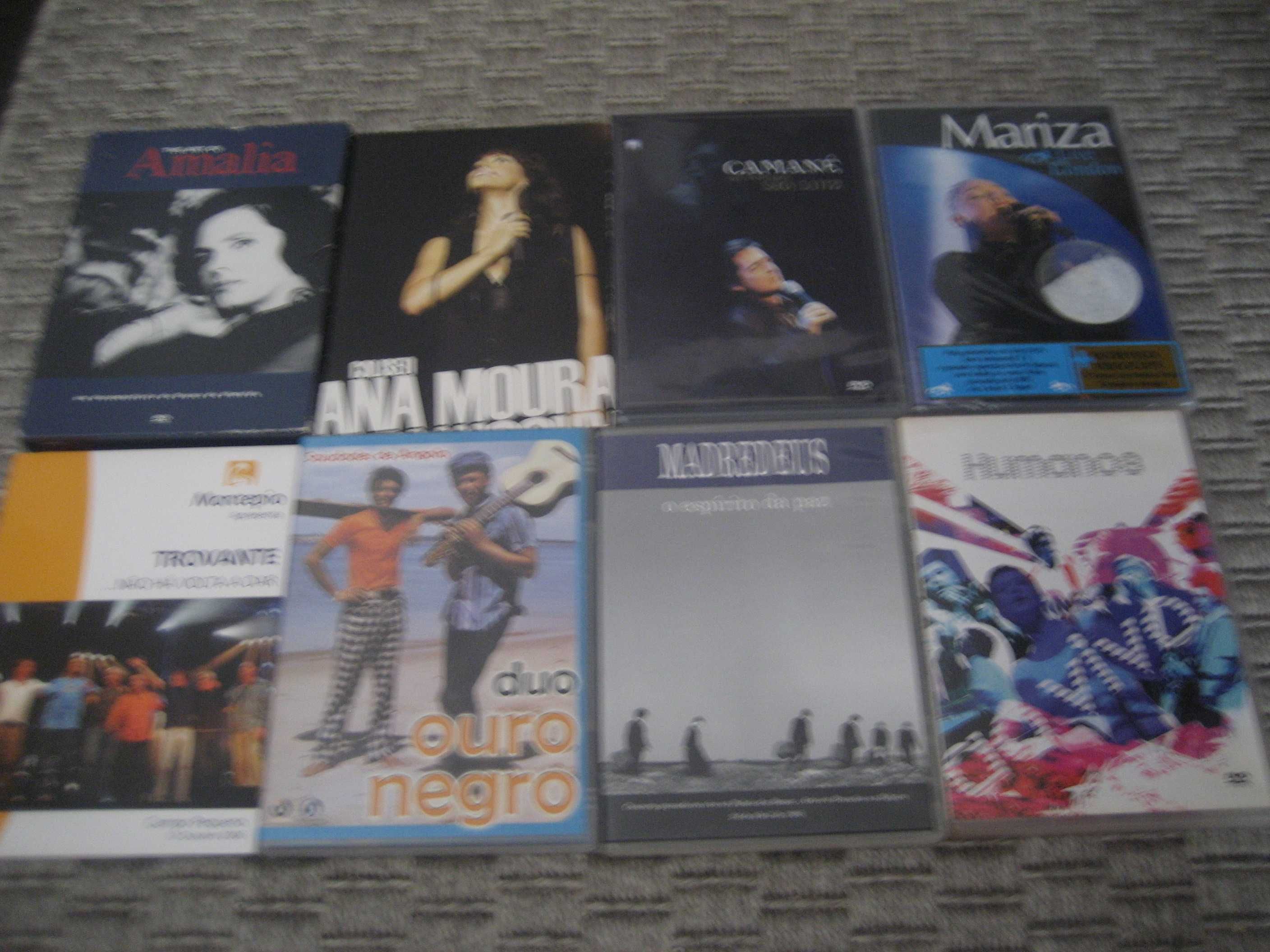 82 DVDs Musicais - concertos, videoclips, Portugal, Brasil, etc