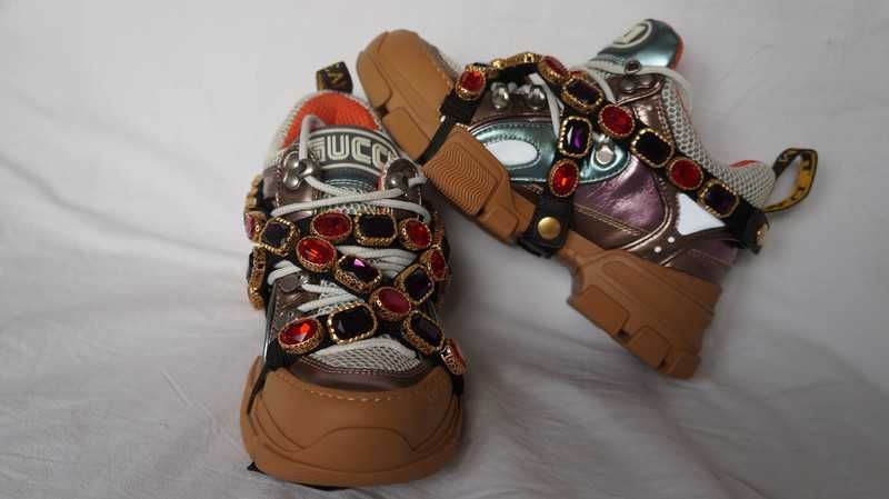 Obuwie Nowe Adidasy Damskie Gucci Team Rozmiar 35 /23cm