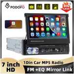 Radio Samochodowe 1-din 7" Dotykowy Carplay Android Auto Bluetooth