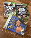 Xbox 360: Lollipop, Killer Dead, GTA San Andreas, Bully, The Witcher 2