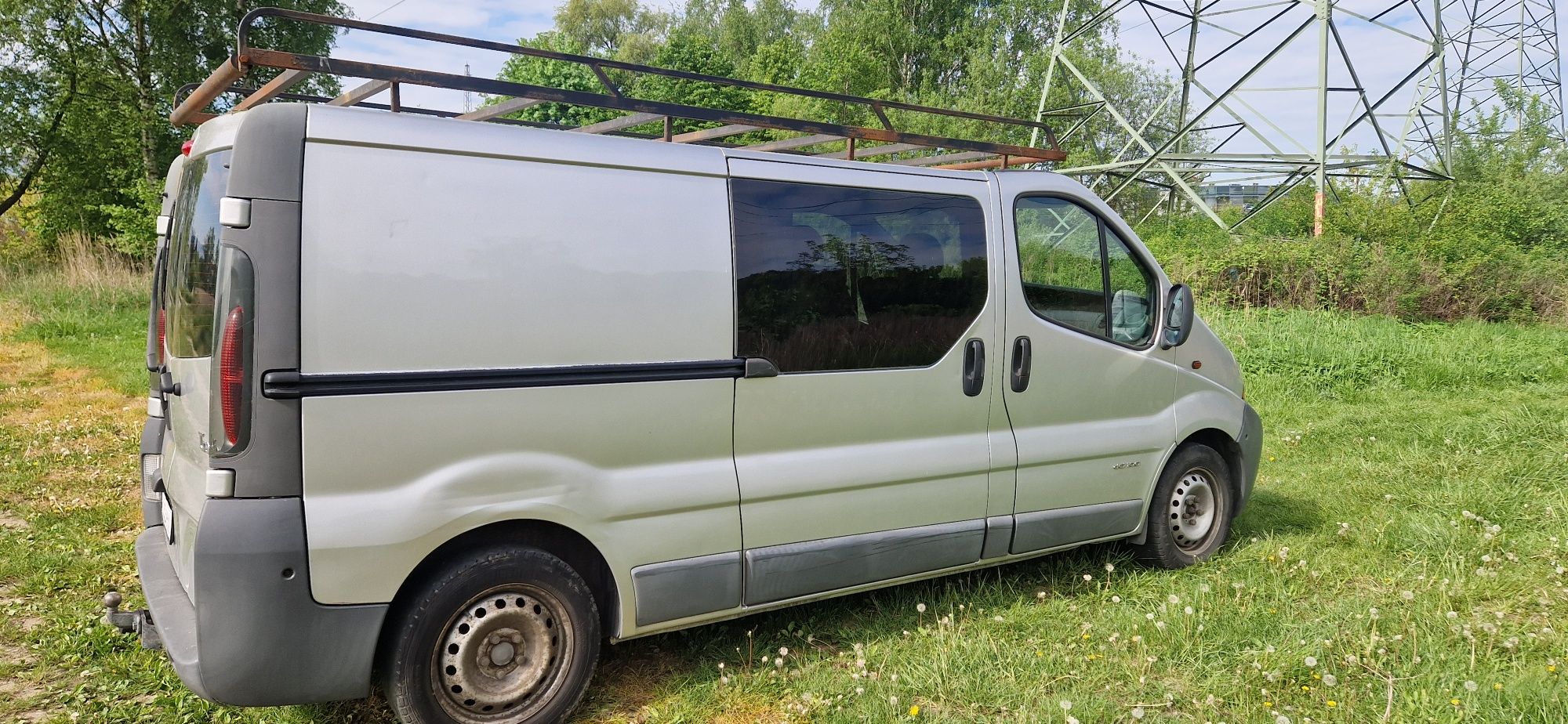Renault Trafic Long brygadówka 6 osób Klima bagażnik